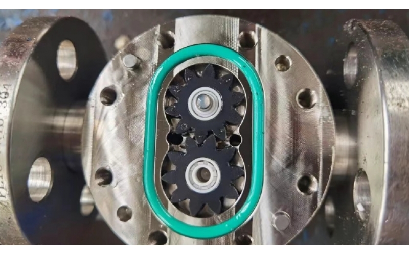 圆齿轮流量计拆检后无流量显示